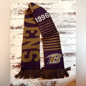 Baltimore Ravens Football Team, Scarf. New